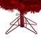 5ft. Pre-Lit Red Flocked Fraser Fir Artificial Christmas Tree with Red Lights